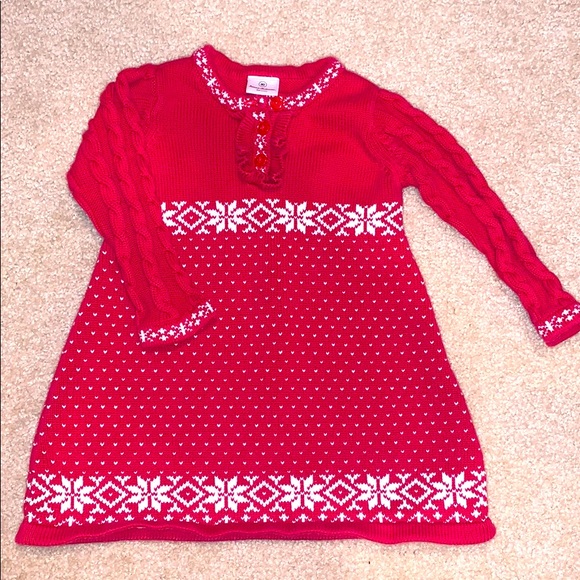hanna andersson christmas sweater dress Hanna Andersson sweater dress -winter solstice